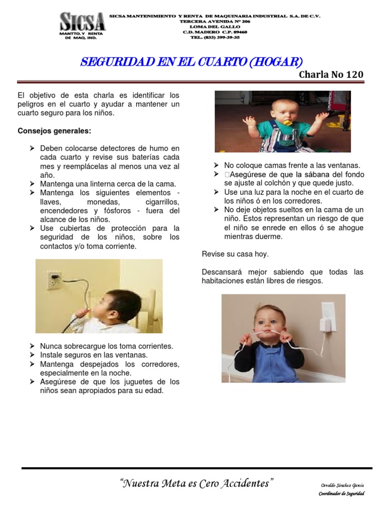 Seguridad Infantil en el Cuarto | PDF