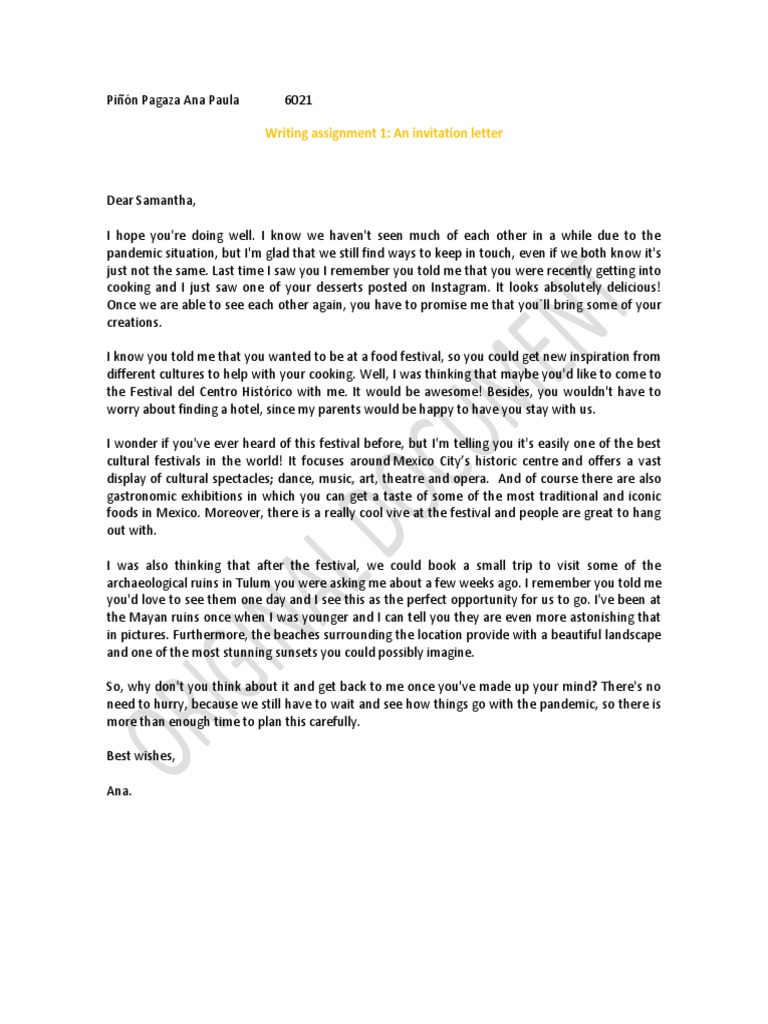 Writing exercise_Invitation letter_example PDF