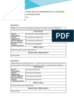 Modalidades de Investigación