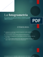 Presentacion de Fotogrametria