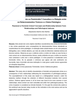 Relações tóxicas, ciúme patológico e feminicídio