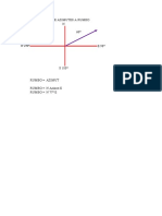 Conversión de azimutes y rumbos en mapas