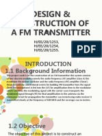 DESIGN & CONSTR of A FM Transmitter