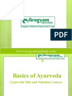 Day 1 Basics of Ayurveda