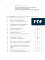 Test de Inteligencias Emocinal Sin Baremo