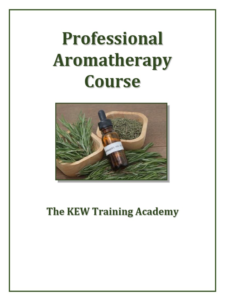 Professional Aromatherapy Course PDF Essential Oil Resin