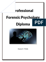 Professional Forensic Psychology Diploma