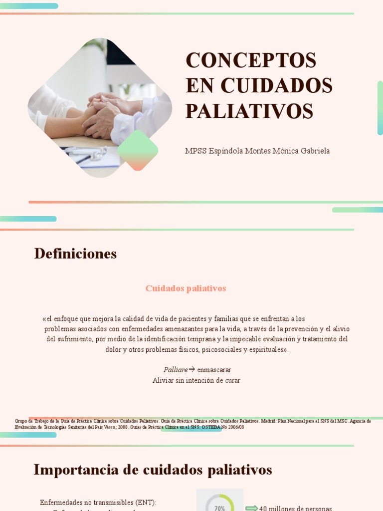 Conceptos de Cuidados Paliativos | PDF | Cuidados paliativos | Ciencias ...