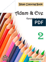 Bible Coloring Books English 02 Adam and Eve