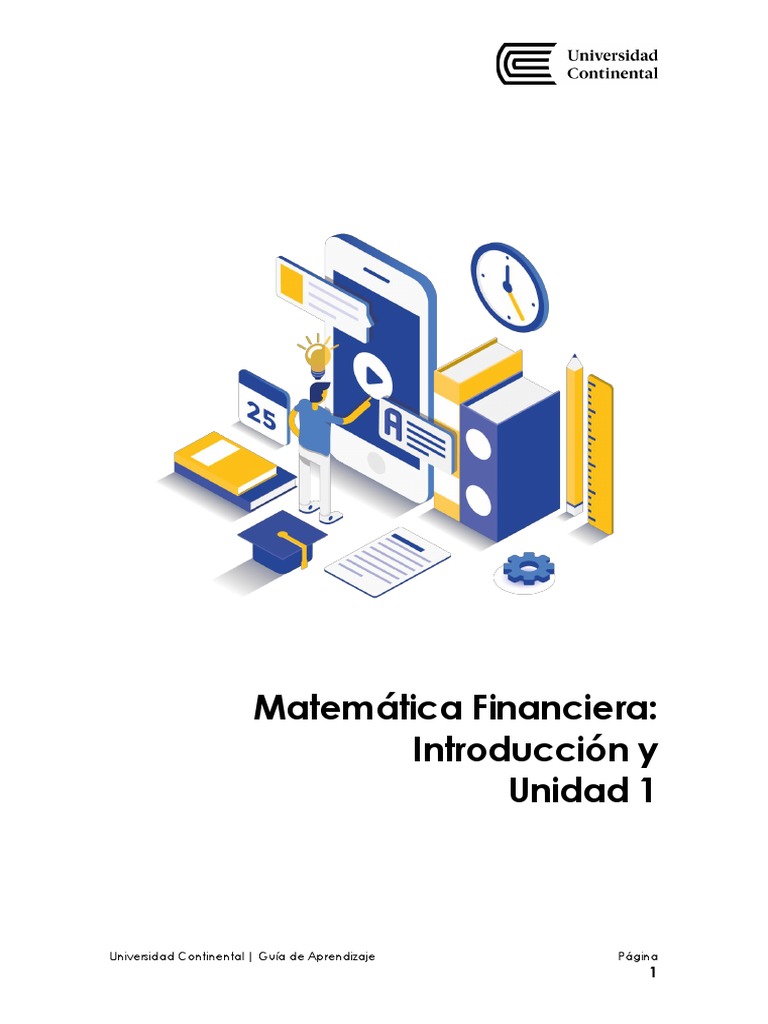 Guía de Matemática Financiera | PDF | Aprendizaje | Evaluación