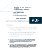 Gerardo Armando Hernandez Barahona Hoja de Trabajo 9 Parte Teorica