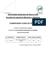 Examen Medio Curso Fisica 2 - Erick Mendoza