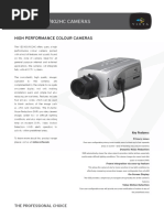 Vista Vec400/402Hc Cameras: High Performance Colour Cameras