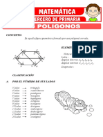 Los Poligonos y Su Clasificacion Para Tercero de Primaria