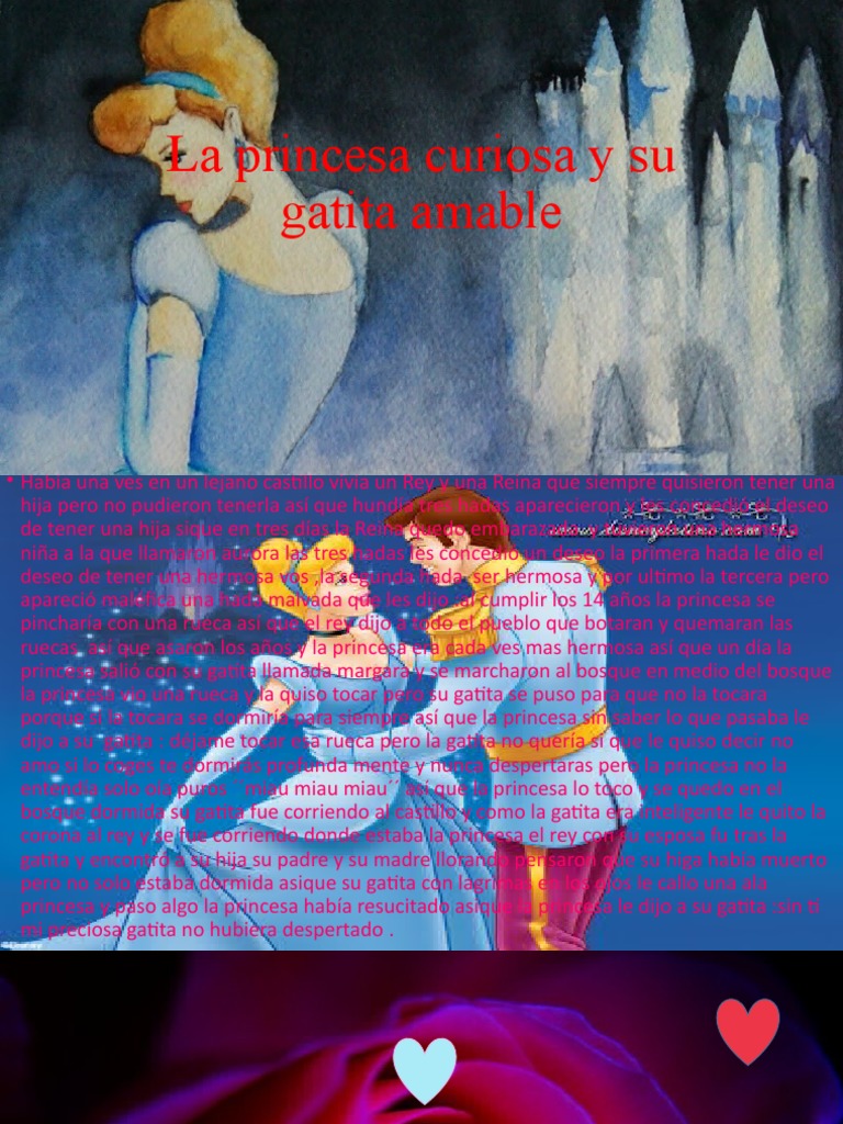 La Princesa Curiosa y Su Gatita Amable | PDF | Poesía