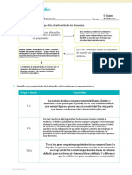 Hoja de Trabajo Tabla Periodica 5to.