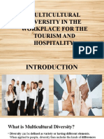 Multicultural Diversity in The Workplace For The Tourism and Hospitality