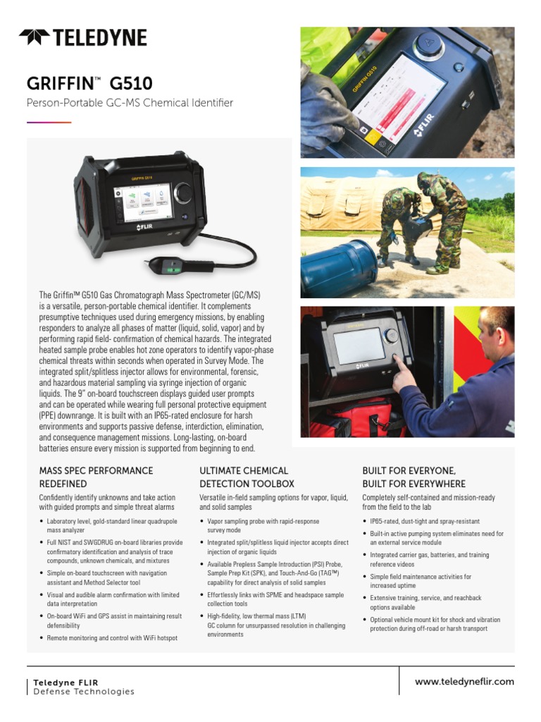Griffin G510 - Datasheet-LTR 21-0827 Web | PDF | Gas Chromatography ...