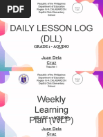 Daily Lesson Log (DLL) : Grade 1 - Aquino