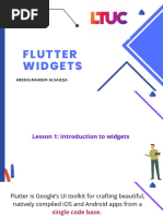 Flutter Widgets: Abedalraheem Alsaqqa