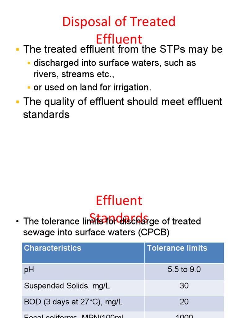 Managing Effluent Disposal Through Dilution and Understanding Zones of