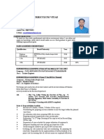 Curriculum Vitae: Rahul Kumar