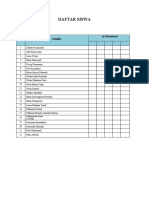 Daftar Siswa