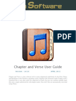 Chapter and Verse User Guide: Version: 1.4.5.0 April 2012