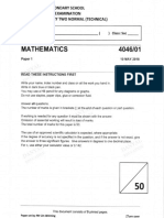 Mathemat!Cs: Mid - Year Examination Normat