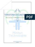 Terraform Documentation: Mithun Software Solutions Bangalore