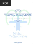 Terraform Documentation: Mithun Software Solutions Bangalore