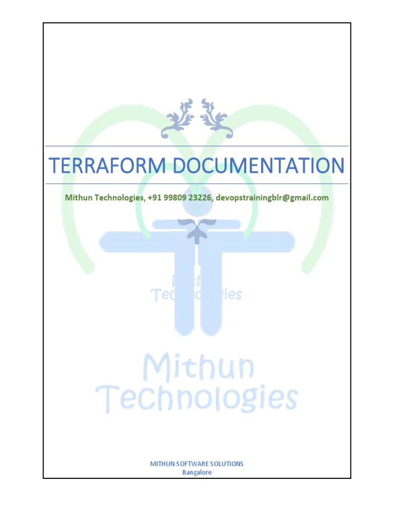 Terraform Documentation Pdf