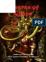 Caverns of Chaos - Tables and Missions For Four Against Darkness, Levels 3 To 6