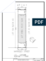 Lot Plan: Proposed Residential Project