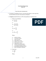 Chapter 3 - Rate of Consolidation