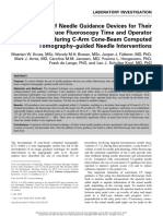 Assessment of Needle Guidance Devices