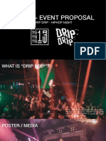 Khu 13 - Event Proposal: Drip Drip - Hiphop Night