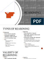 TYPES OF REASONING