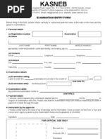Download Kasneb Exam Entry Form by Okongo Ogutu SN58950617 doc pdf