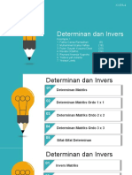 Determinan dan Invers Matriks