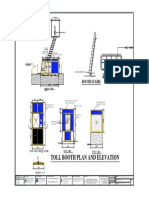 Toll Booth Plan and Elevation