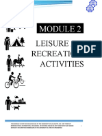 Leisure and Recreational Activities