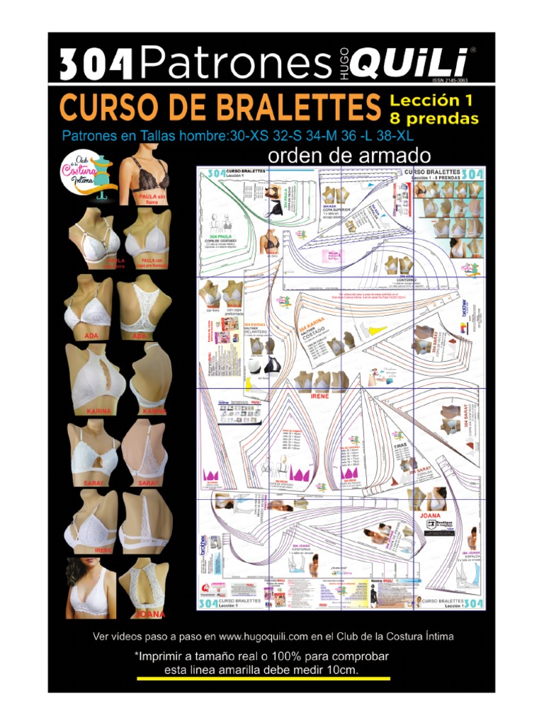 304 Curso Bralettes Lección 1 | PDF