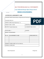 GTU Design Engineering Project Assessment