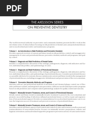 Minimally Invasive Treatment， Arrest， and Control of Periodontal Diseases (The Axelsson Series on Preventive Dentistry) Axelsson， Per Minimally Invasive Periodontal Care | PDF | Periodontology | Dentistry