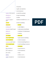 Verbs 'A' Noun