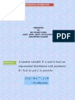 Exponential Distribution