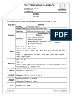 Grade 8 Portion Paper Term-1 (2022-23)