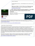 Inelastic Lateral-Torsional Buckling Capacity of Corroded Web Opening Steel Beams Using Artificial Neural Networks-2015