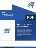 ABC PROGRAMS - Consulting Company